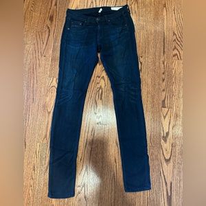 Rag and Bone Low Rise Skinny Jeans Size 26